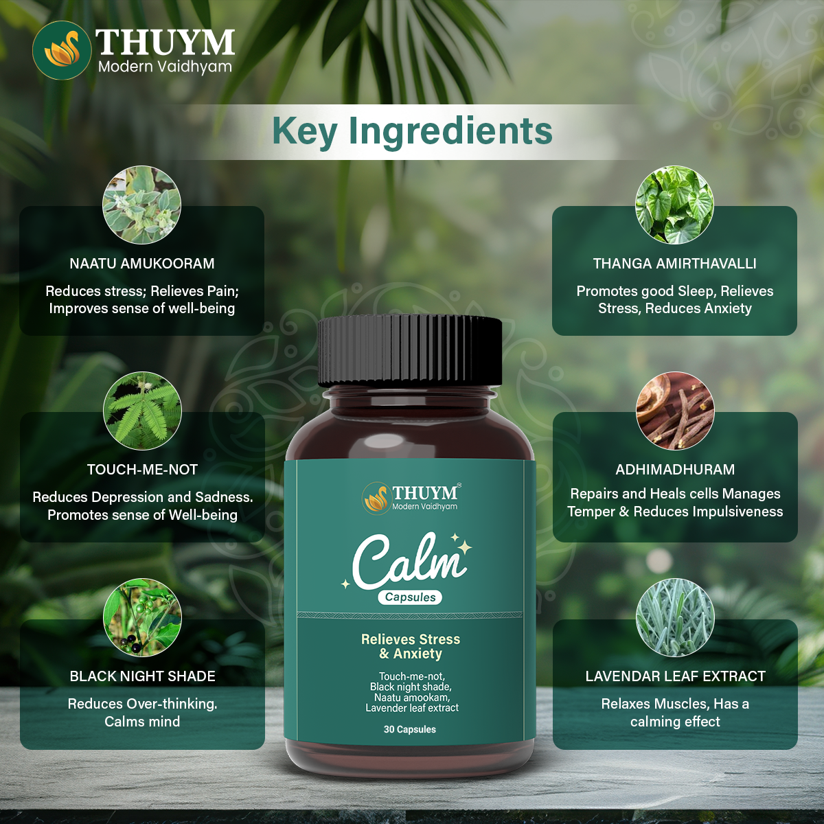 Calm Supplements- 2 Months