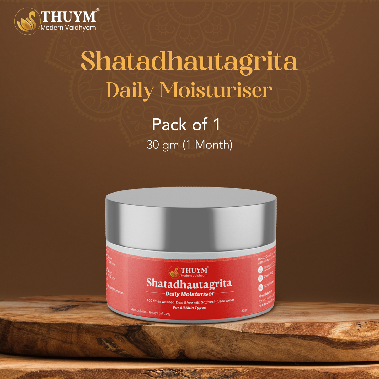 Saffron Infused Ghee Moisturiser