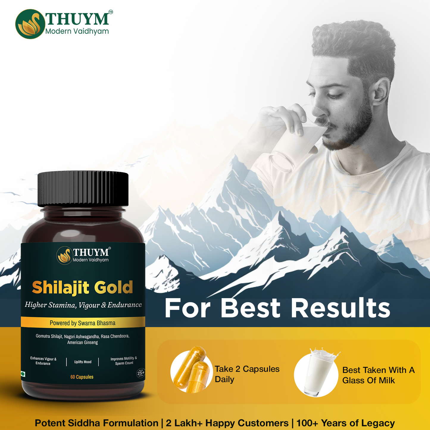 Shilajit Gold- Pack of 60 (2 Months)