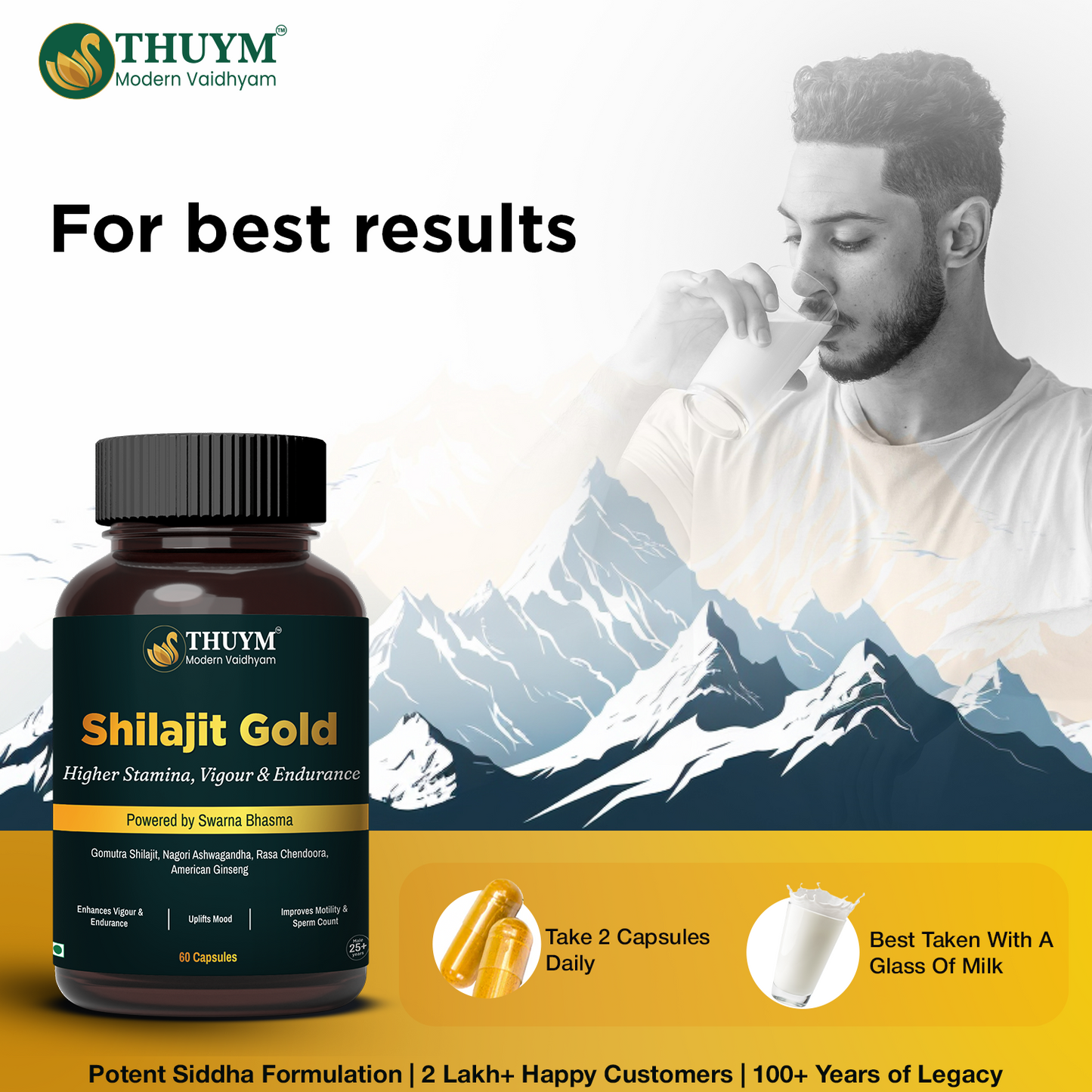 Shilajit Gold- Pack of 60 (2 Months)