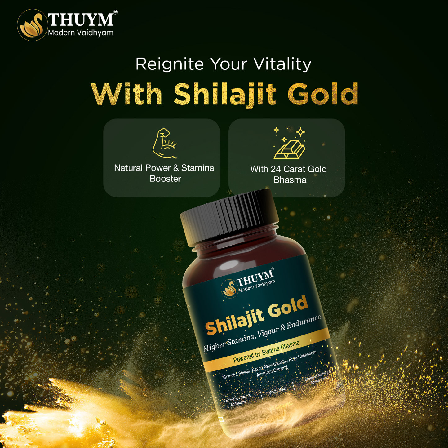 Shilajit Gold- Pack of 60 (2 Months)