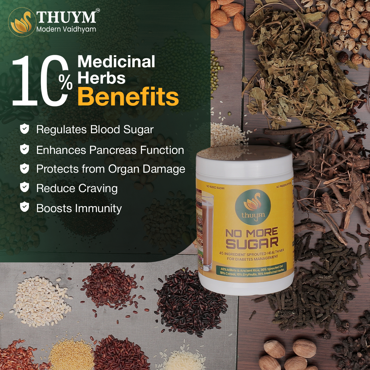 No More Sugar- Health Mix for Diabetics