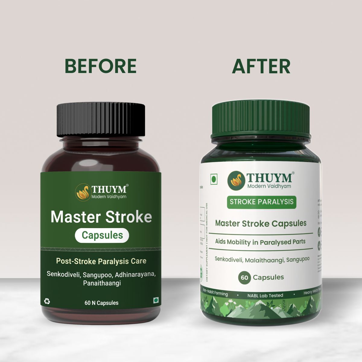 Masterstroke Supplements  Pack of 120 (2 Months)