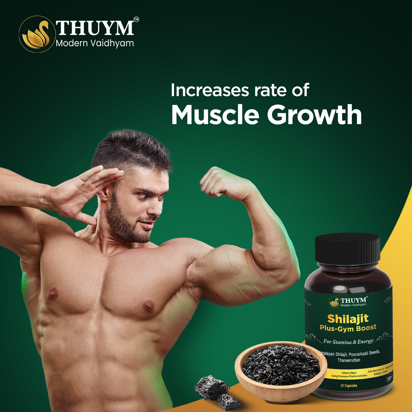 Shilajit Plus -Gym Boost Supplements