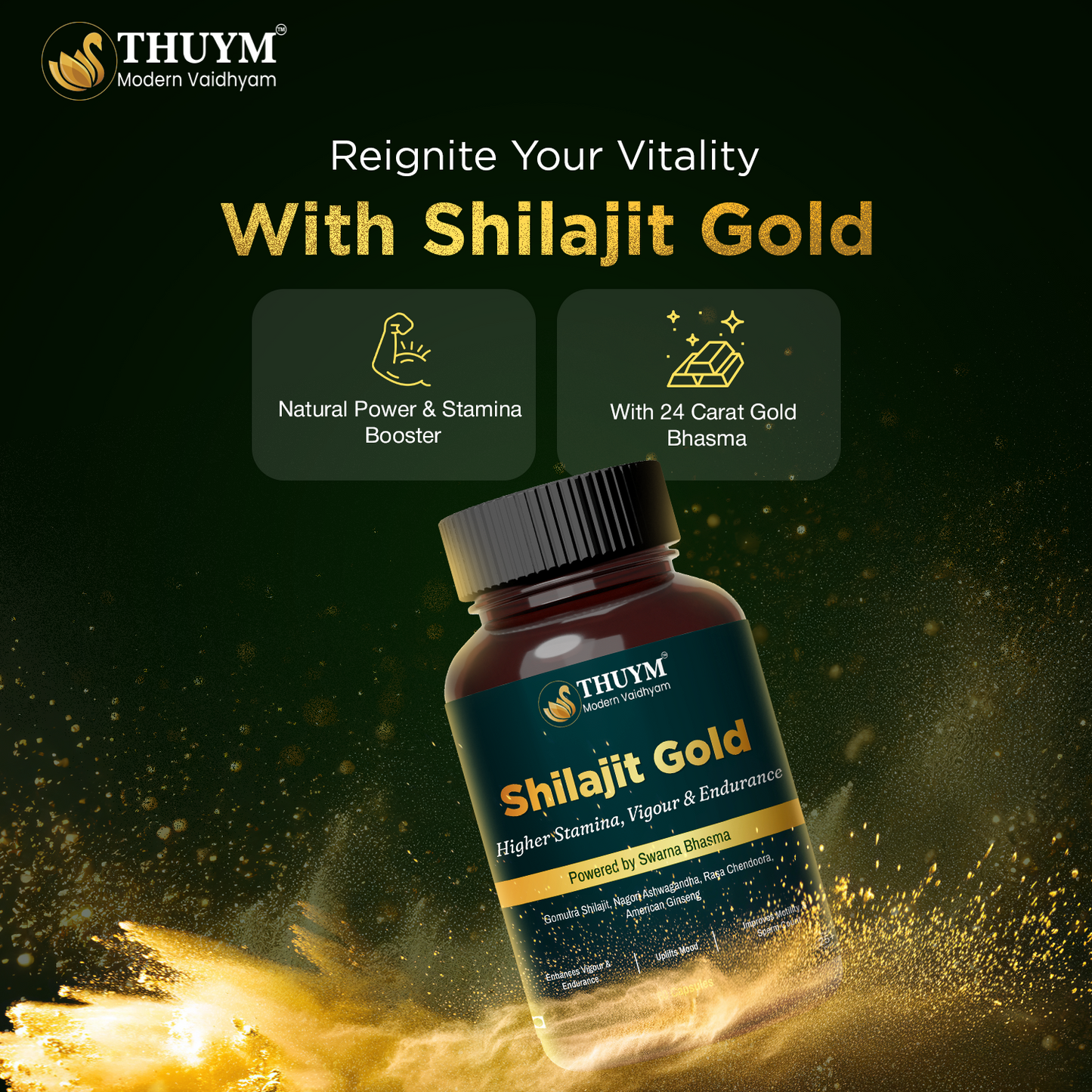 Shilajit Gold- Performance & Endurance Booster