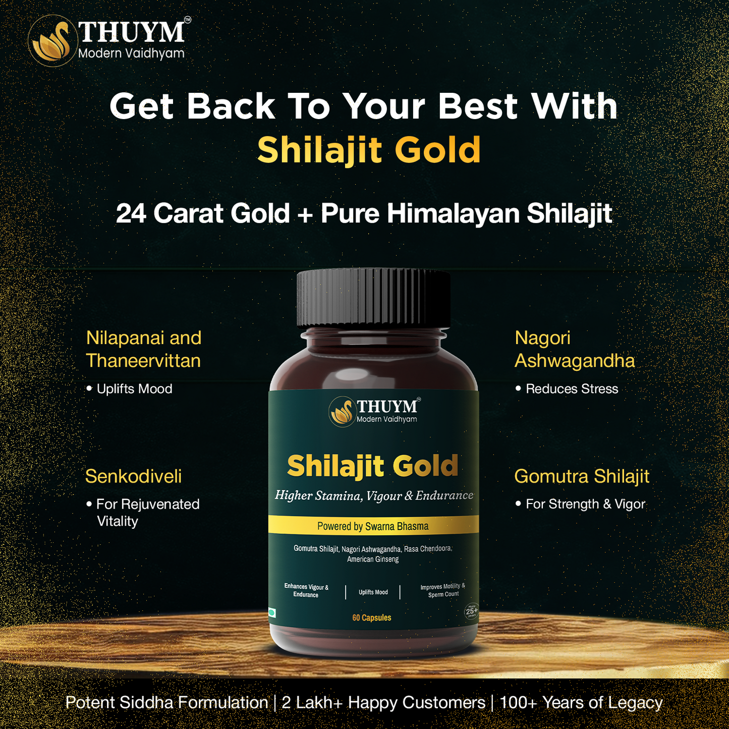 Shilajit Gold- Performance & Endurance Booster