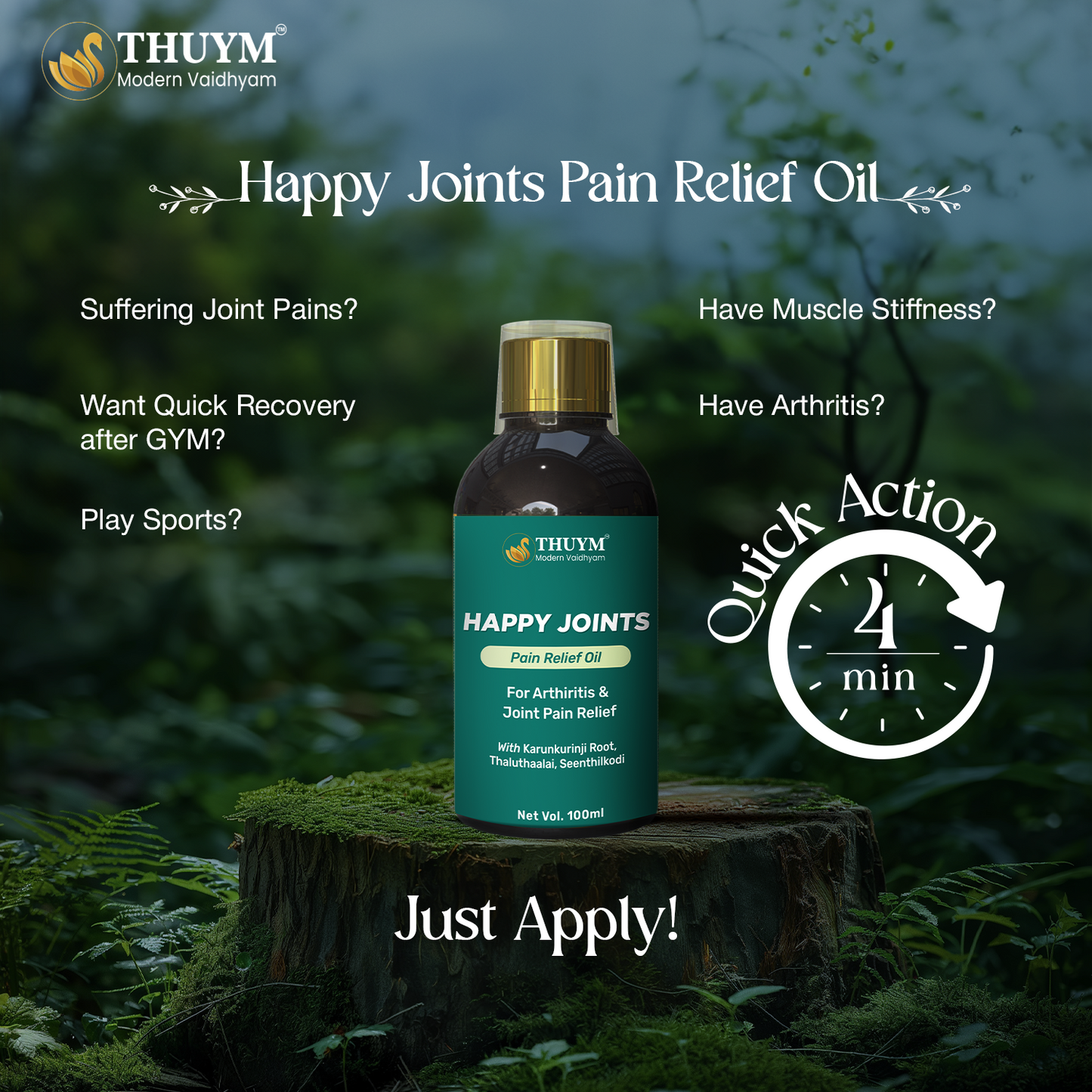 Happy Joints-Pain Relief Oil