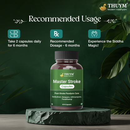 Master Stroke Combo Pack: Capsules + Oil